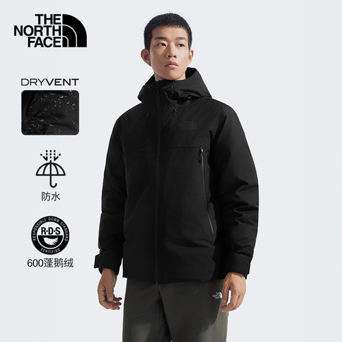 TheNorthFace北面600蓬鹅绒羽绒服男25年秋冬户外防泼溅保暖83UM