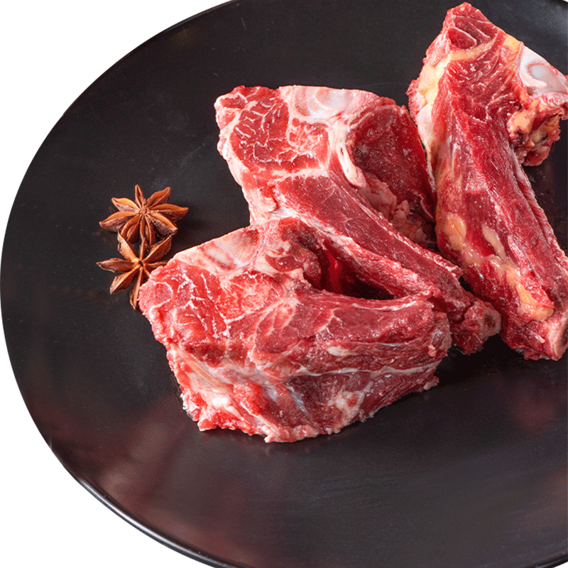 原切谷饲牛肋排骨牛肉新货鲜嫩