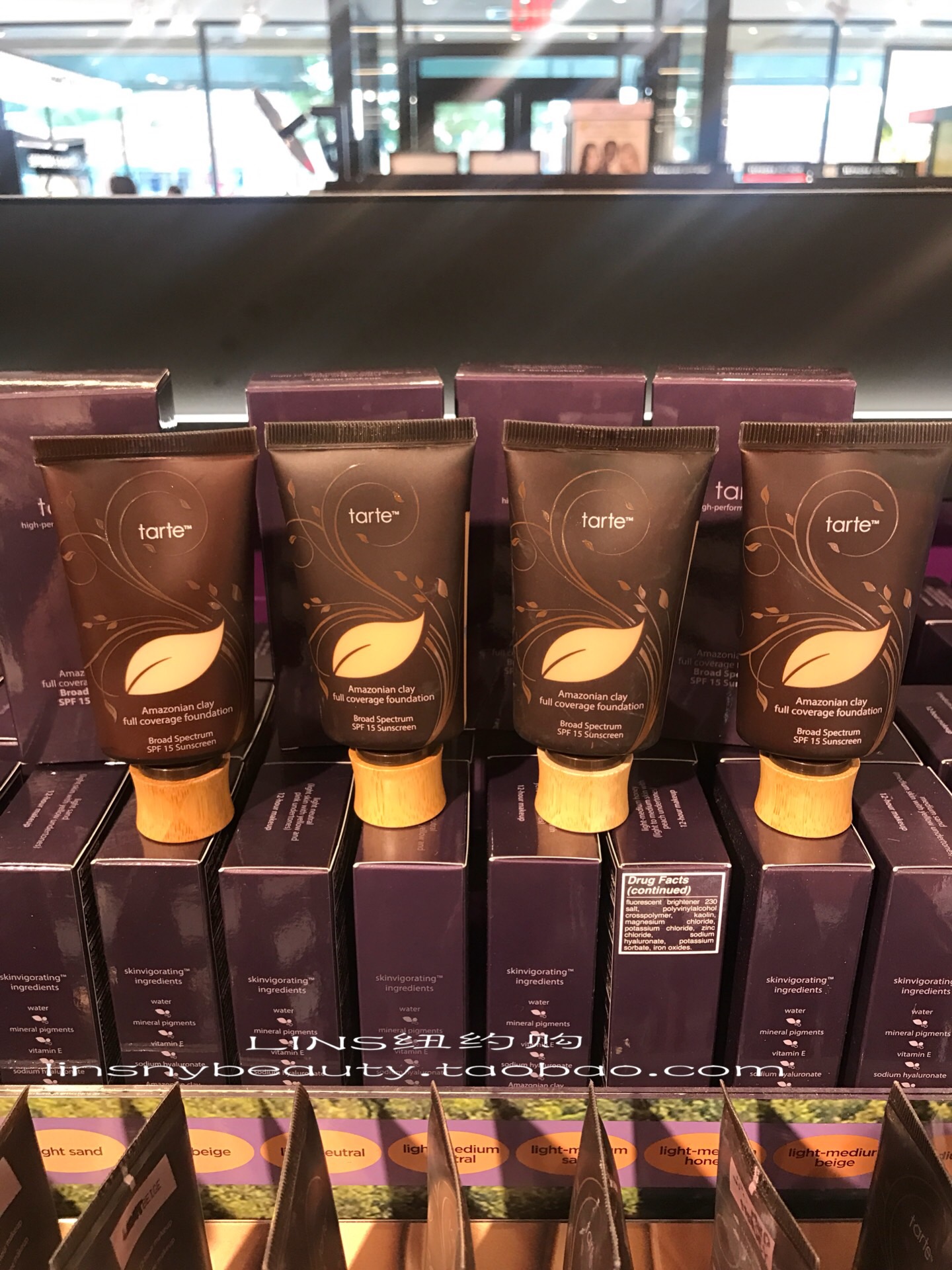 现货 Tarte亚马逊黏土粉底液粉霜膏遮瑕持久保湿控油spf15在类目 彩妆/香水/美妆工具, 粉底液/膏中 - 来自Buy2taobao.com提供专业的淘宝代购服务