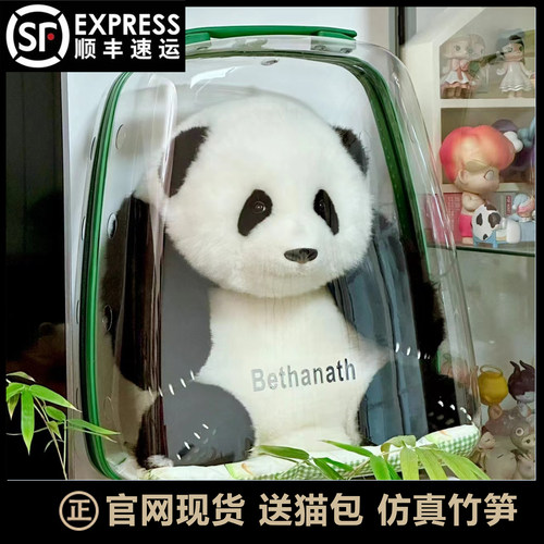 熊猫工厂羊毛款仿真大熊猫