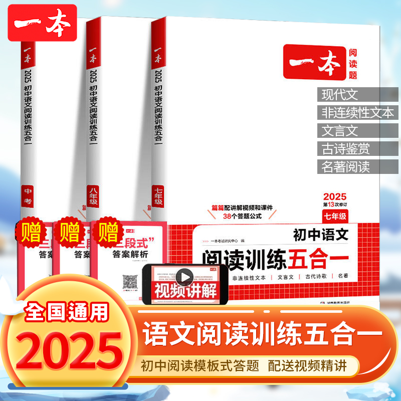 2025版一本初中语文阅读训练