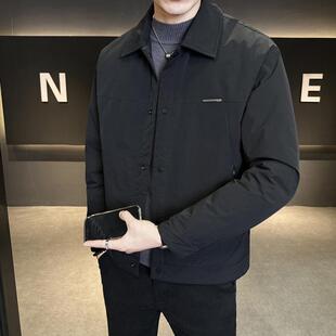 正品香港潮牌冬季新款轻薄羽绒服外套男款痞帅潮流短款高级感行政