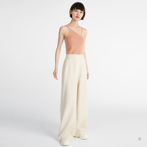 高腰休闲小着长裤舒展前卫