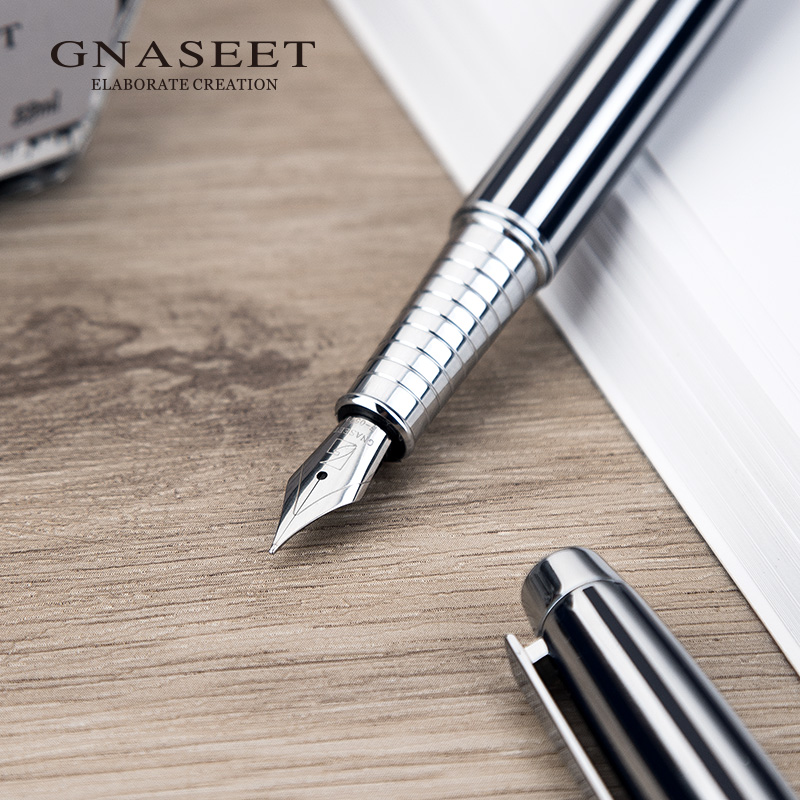 商务办公金属蓝色高档精致签字笔