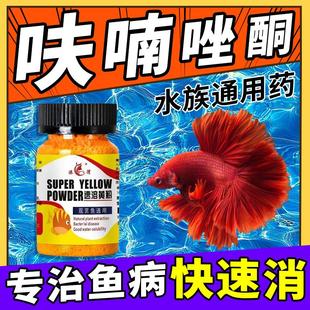 呋喃唑酮鱼药治鱼病的药痢特灵水族通用治疗肠炎白点霉烂尾身专用