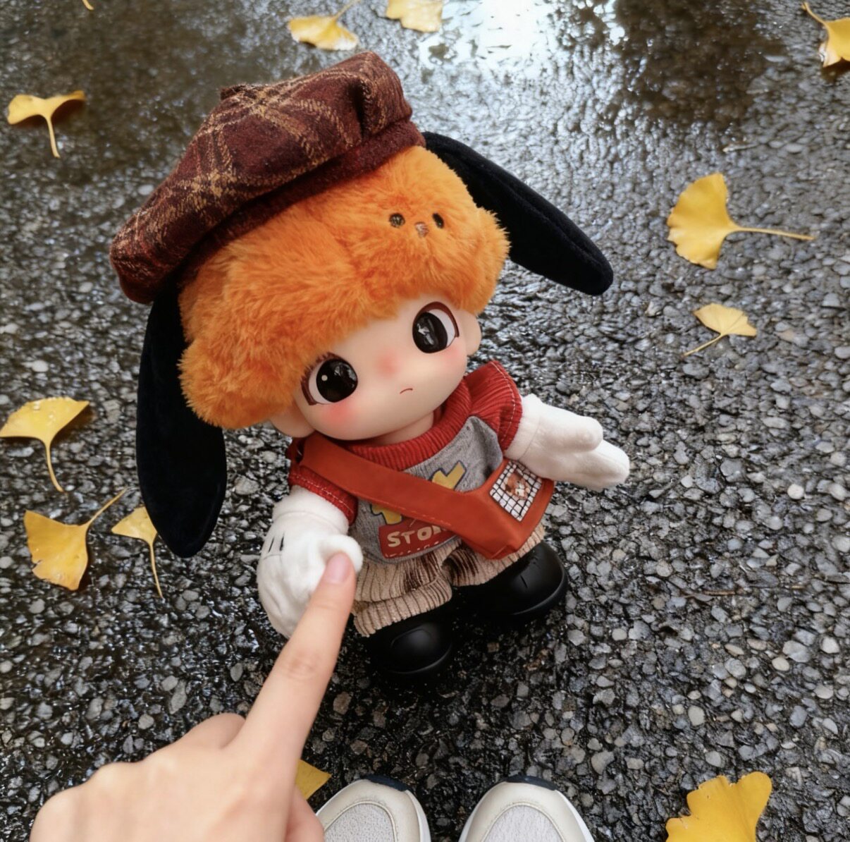 DIMOO迪士尼高飞娃衣搪胶奇奇蒂蒂18cm布鲁托服泡泡玛特联名毛绒