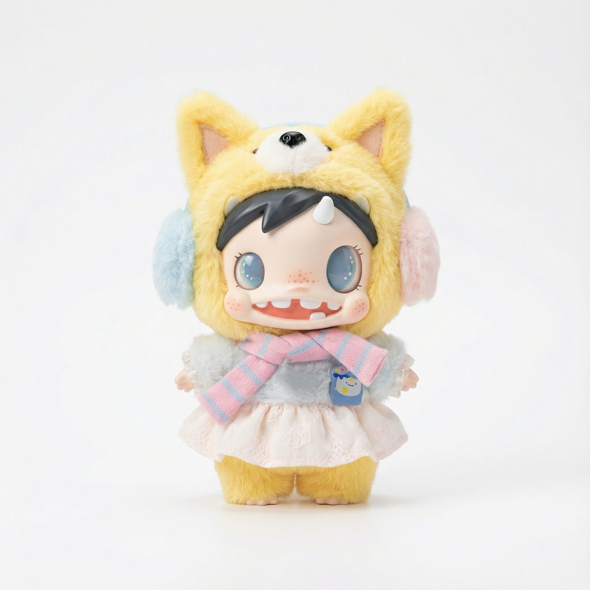 POLAR宝拉怪物收藏菠萝气味毛绒布波小兔娃衣搪胶10cm桃味迷雾服,模玩/动漫/周边/娃圈三坑/桌游,棉花娃娃/毛绒玩具娃衣,淘宝优惠券,粉丝福利购,淘宝优惠卷