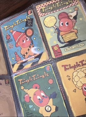 泡泡玛特卡片收纳123！星星人小卡展示labubu卡册防尘dimoo保护套