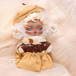 原创skullpanda新款不眠剧场sp3代困困睡魔12代通用娃衣套装配饰