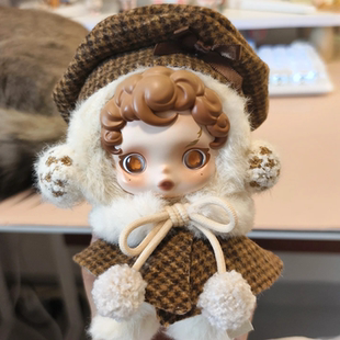 23代sp光织园着痕沐木困困睡魔棕色系娃衣胧雾黑皮高级搪胶连衣裙