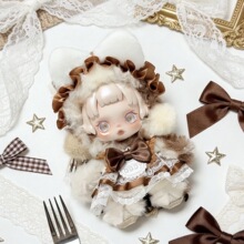 泡泡玛特2026新款马力全开SP千里马10cm娃衣新年服星星人搪胶毛绒