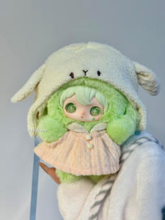 shyshy兔闪闪盼新生娃衣闪亮世界10cm搪胶毛绒棉花娃娃浴阳光衣服