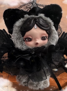 SP新款吊卡星期三娃衣搪胶公仔不眠剧场胧雾星夜之眸衣服换装着替