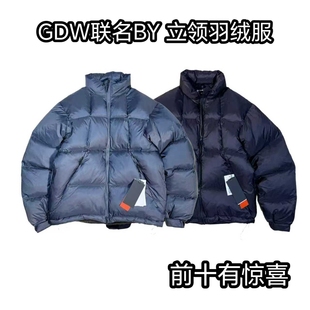 GDW联名BY 山系户外机能立领防风防水轻量化羽绒服ptx quantum