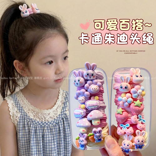 儿童疯狂动物城卡通发圈女童可爱