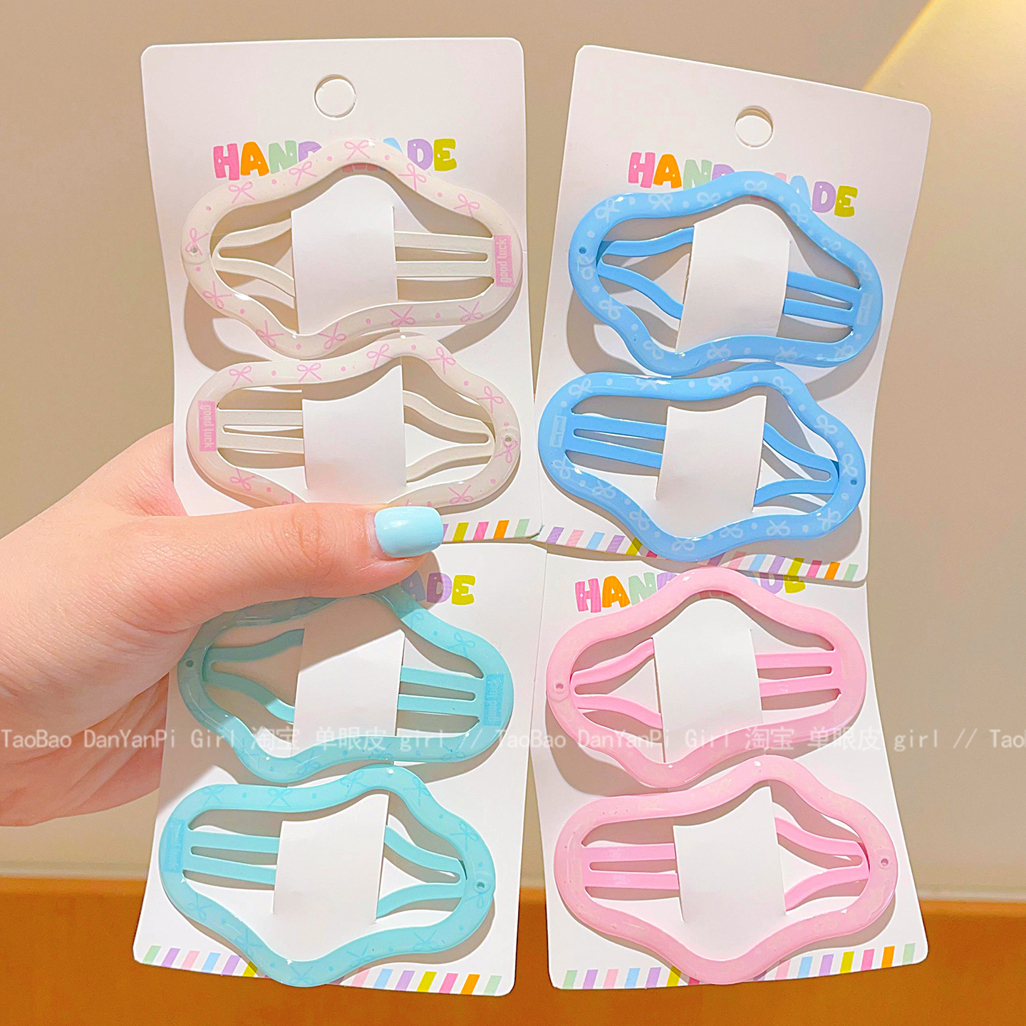 云朵发夹儿童前额刘海BB夹发饰