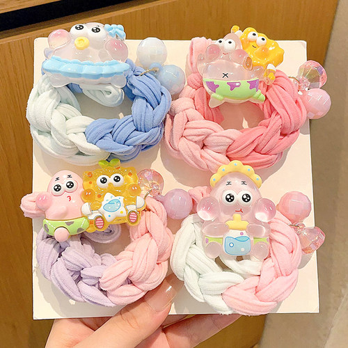 儿童女扎头高马尾高弹力耐用皮筋