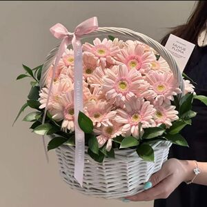 轻奢大气鲜花36朵弗朗提篮生日纪念日鲜花送朋友闺蜜老婆