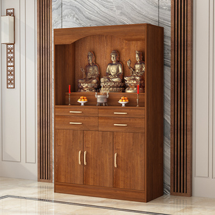 佛龛供桌香案佛像神台实木立柜佛柜神龛佛台家用财神爷菩萨供奉桌