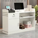 收银台小型简约现代便利店奶茶店接待台吧台美发店服装 店柜台前台