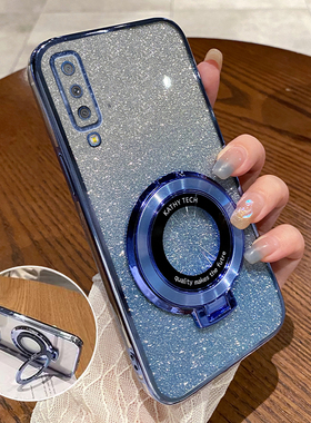适用三星A7 2018手机壳samsungA72018新款galaxya透明硅胶sma防摔全包galaxy3星盖乐世samsung女带支架男外壳