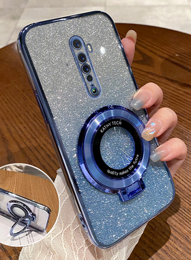 适用OPPOReno2手机壳OPPO新款Reno2z透明软硅胶oppa0pp0ppo防摔全包PCKM00升降口pckm80带支架Reon女男高级感