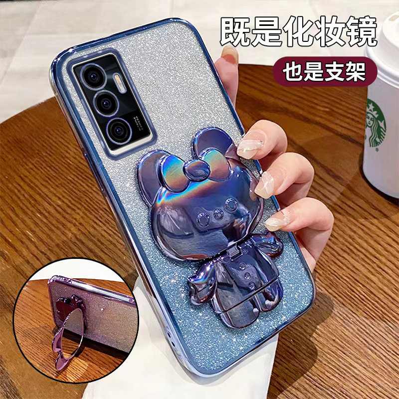 适用vivoV23e防摔全包手机壳支架