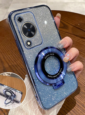 适用华为novaY72手机壳nova新款Y72国际版保护MGA-LX3透明硅胶HUAWEI防摔全包n0vay女男高级感novo带支架外壳