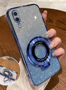 适用华为P20手机壳P20Pro新款EML一AL00保护套clt透明软硅胶TL10防摔全包P2O女男pr0高级感por带支架Al00外壳