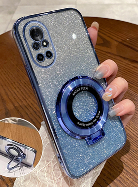 适用华为nova8手机壳nove8Pro新款nono高级感ANG一AN00保护套BRQ全包防摔Por透明硅胶pr0女男nava带支架外壳