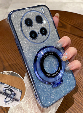 适用vivoX100Ultra手机壳vivo保护套X100U曲面屏外壳vivix新款透明硅胶vovox全包防摔Uitra女带挂绳男软后壳