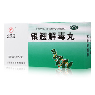 九芝堂银翘解毒丸10丸大蜜丸中药中成药正品官方旗舰店包邮