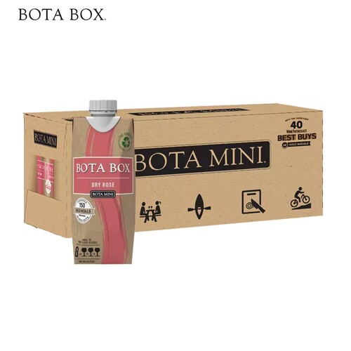 botabox桃红葡萄酒盒装酒500ml
