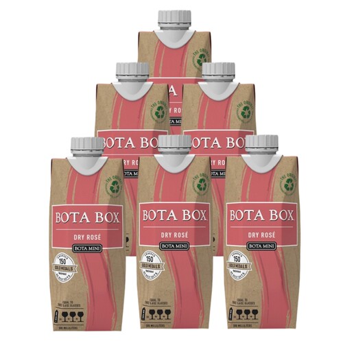 botabox桃红葡萄酒盒装酒500ml