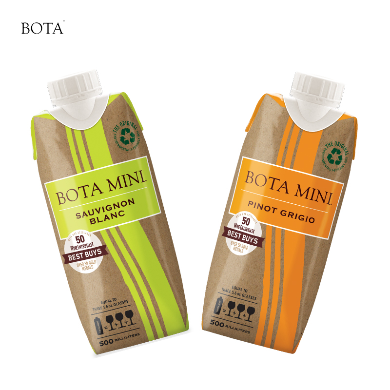 勃塔长相思+灰皮诺白葡萄酒500ml