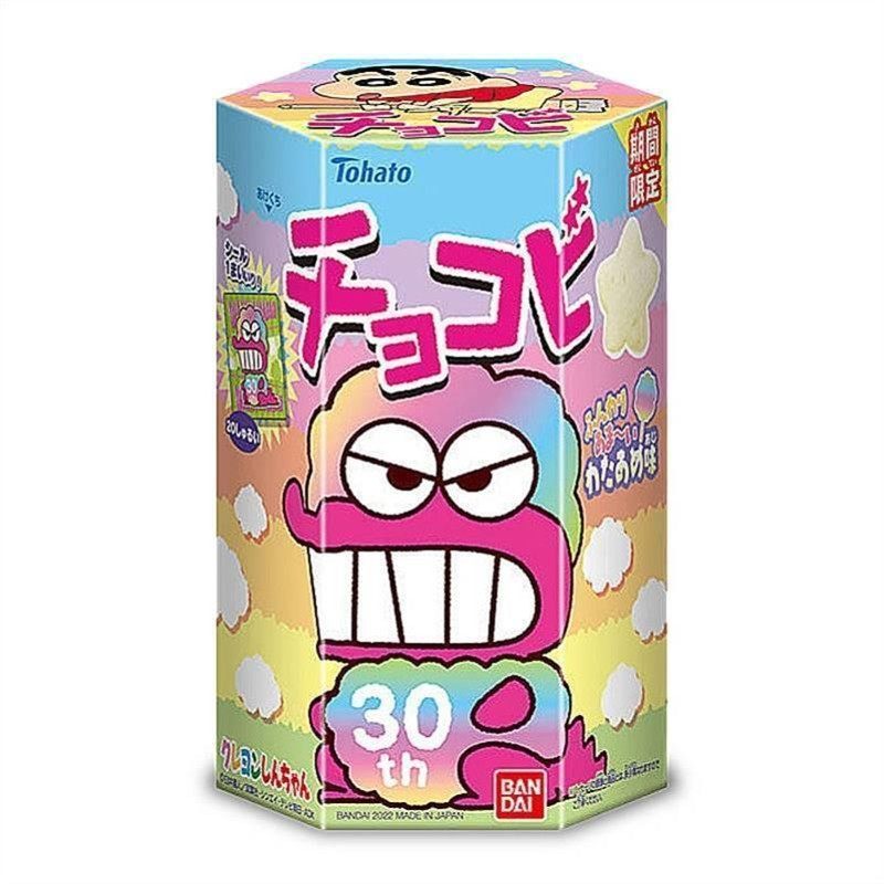 蜡笔小新同款饼干日版皇家小零食桃哈多巧克力鳄鱼山先生巧克比