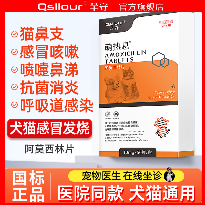 狗狗猫咪感冒药宠物肺部感染速诺