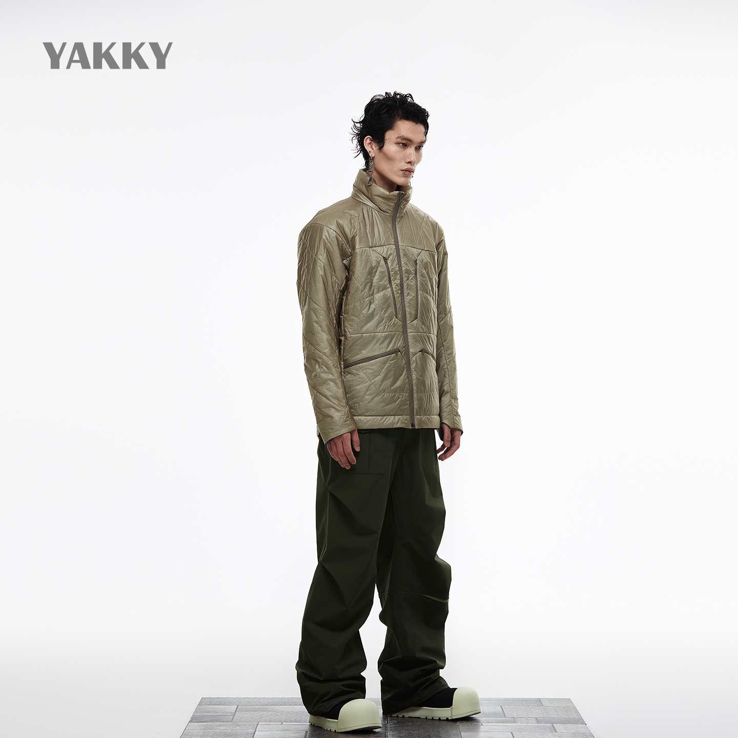 YAKKY 金标P棉滑雪中间层保暖内胆防水透气夹克外套男女同款