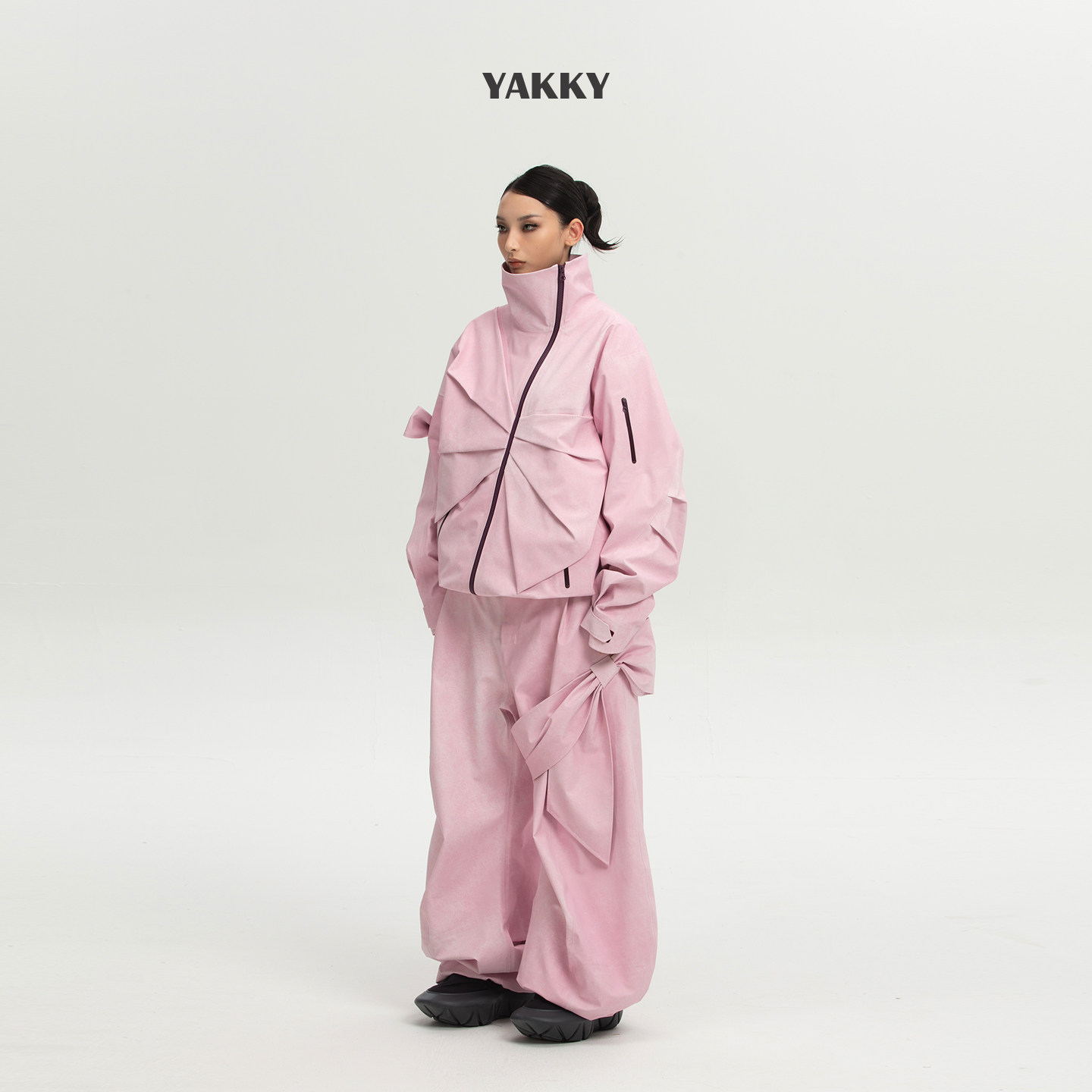 【26新品】YAKKY绯麓系列女款3L滑雪服上衣防水雪裤套装