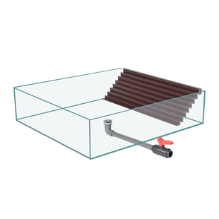 黄缘龟专用泡澡盆玻璃缸大水池安缘半水龟水盆生态造景养殖箱用品