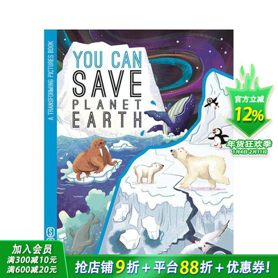 【现货】你可以拯救地球 【Transform】YOU CAN Save Planet Earth 英文儿童故事科普绘本 进口童书