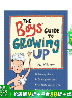 【现货】【青春期指南】男孩篇 【Guide to Growing Up】The Boys' Guide to Growing Up 英文青少年科普 英语拓展阅读进口书