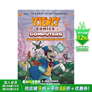 【预售】计算机：数字硬件的工作原理（平装） 【Science Comics】Computers 英文儿童漫画故事 英语拓展阅读进口书