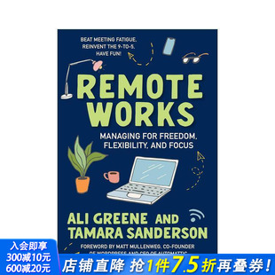 Remote 远程工作 Works 英文商业行销 进口书 正版 预售
