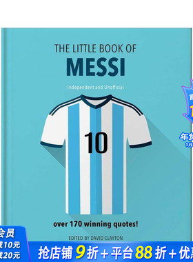 【预售】梅西小书：170多条获胜语录！【The Little Guide to】Messi:Over 170 Winning Quotes! 英文运动 正版进口书