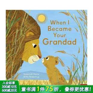 预售 带音频 Became 英文儿童插画故事绘本 祖父 Grandad 当我成为你 进口童书 亲子共读 Your When