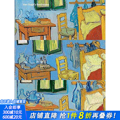 【预售】梵高的卧室 Van Gogh’s Bedrooms 原版英文艺术画册画集 正版进口书