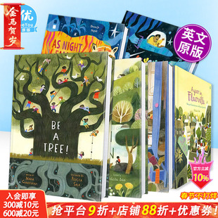 【现货】Felicita Sala艺术插画绘本(可选拍) 做一棵树/春意盎然/失物大追捕等 The Hideout 趣味科普想象力故事 英文儿童进口书
