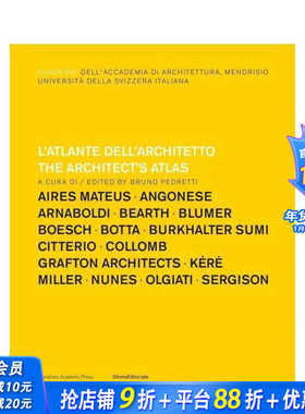【预售】建筑师图谱 The Architect's Atlas 原版英文建筑设计 正版进口书