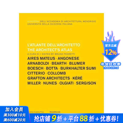 【预售】建筑师图谱 The Architect's Atlas 原版英文建筑设计 正版进口书